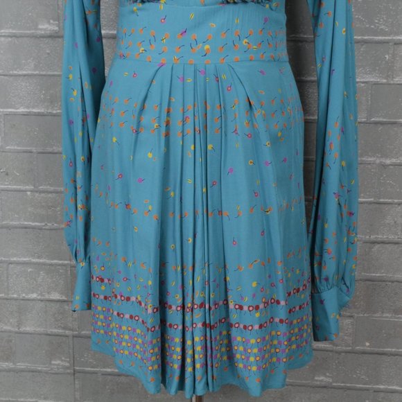 Free People Printed Long Sleeve Dress - Picture 3 of 12
